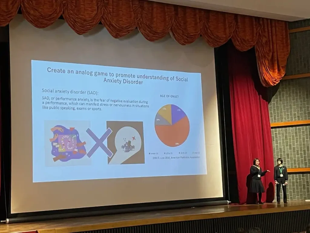 高校生の英語の研究発表会について、緑岡高校主催の英語による科学研究発表会の様子